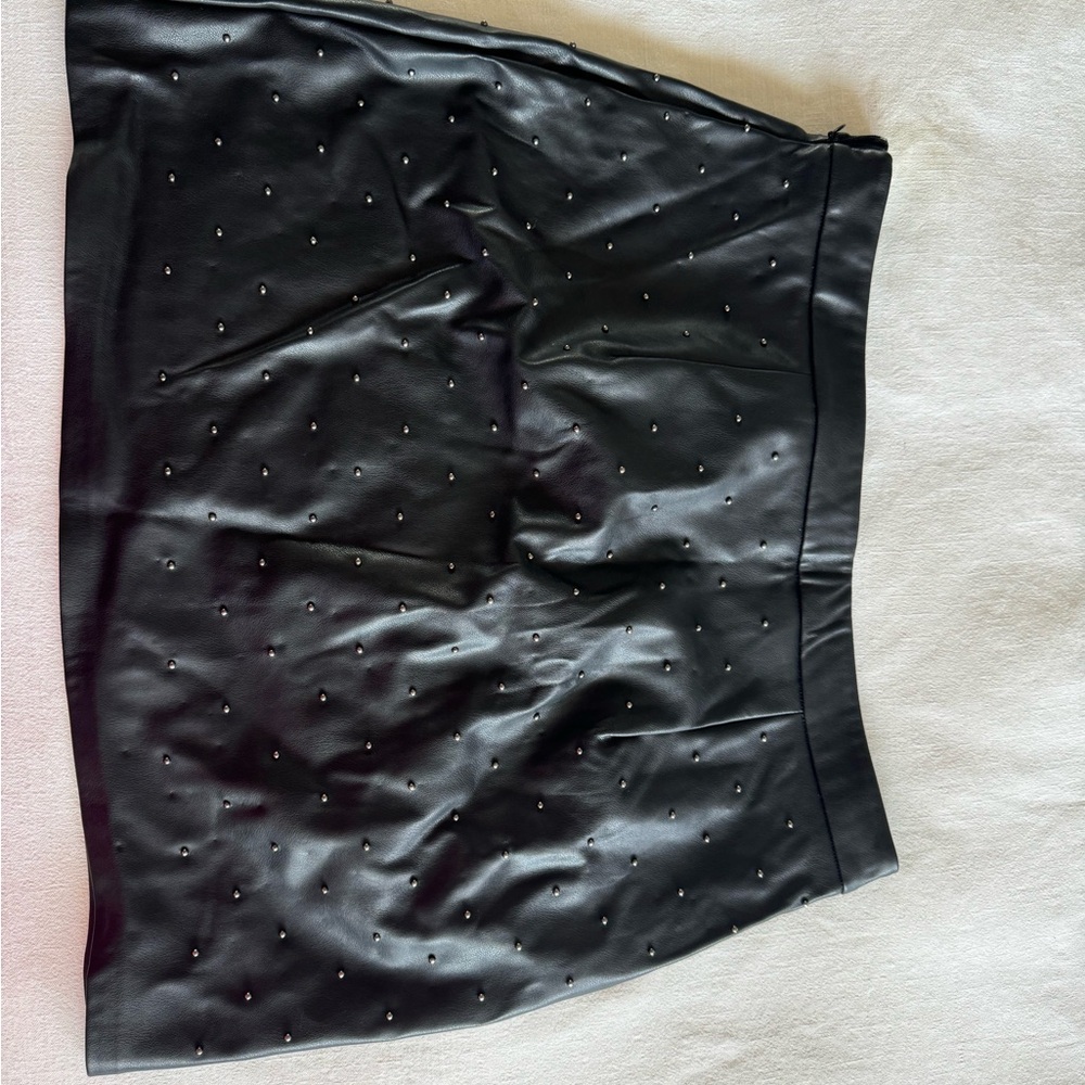 F21 Plus Pleather Skirt